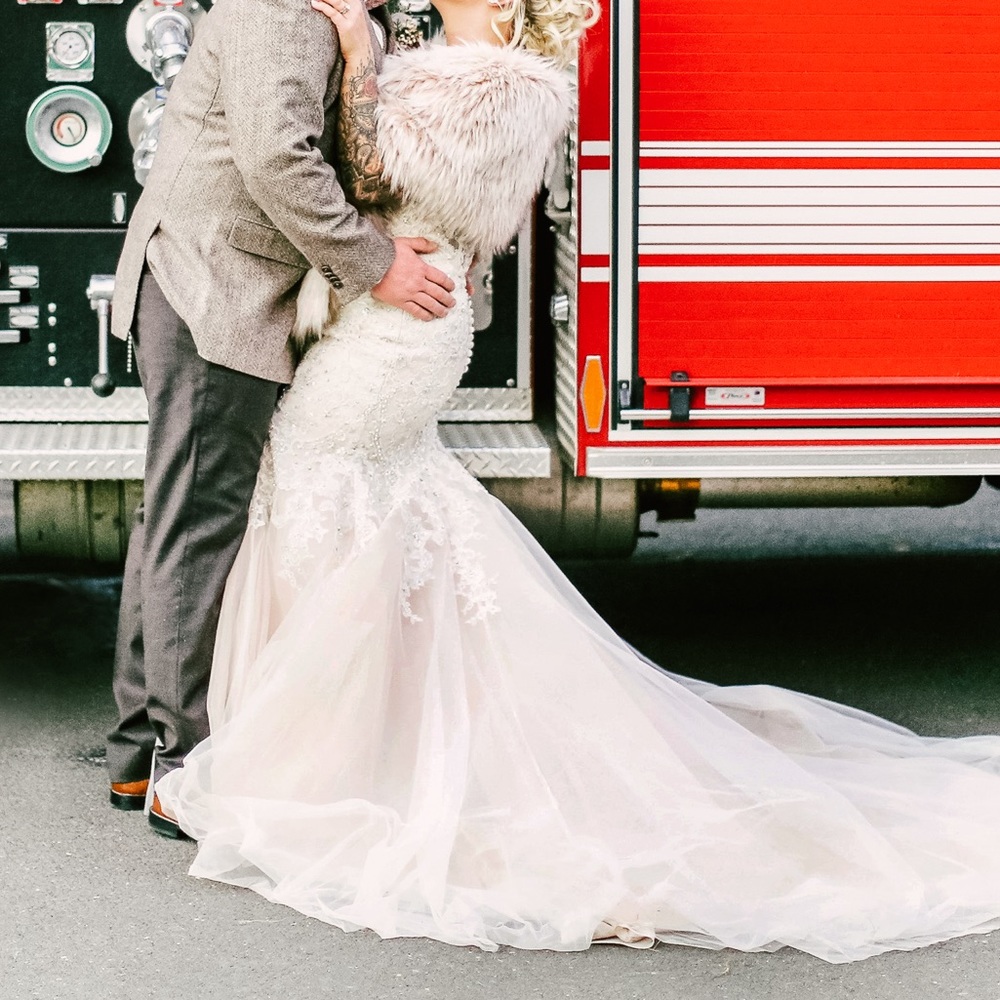 Wedding Fur Shawl